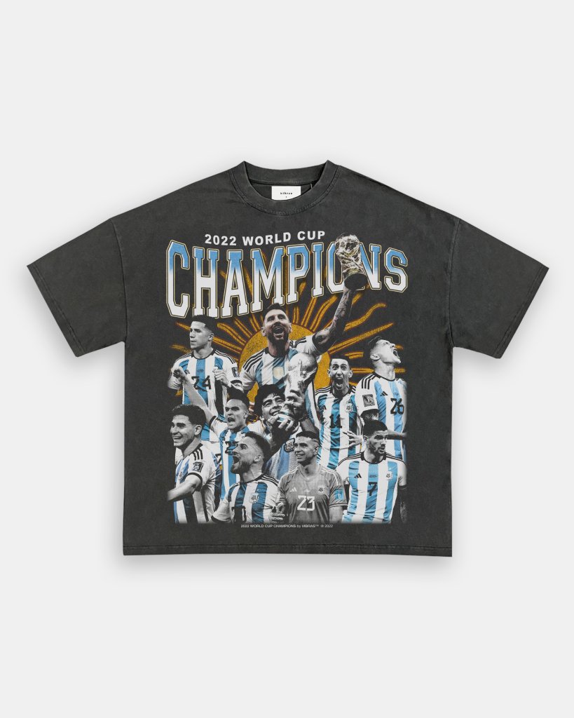 2022 WORLD CUP CHAMPIONS TEE - VIBRAS® VIBRAS - GRAPHIC TEES - GAME CHANGERS