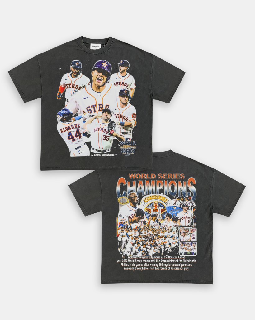 2022 WORLD SERIES CHAMPS - ASTROS TEE - [DS] - VIBRAS® VIBRAS - GRAPHIC TEES - GAME CHANGERS