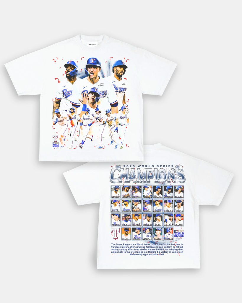 2023 WORLD SERIES CHAMPS TEE - [DS] - VIBRAS® VIBRAS - GRAPHIC TEES - GAME CHANGERS