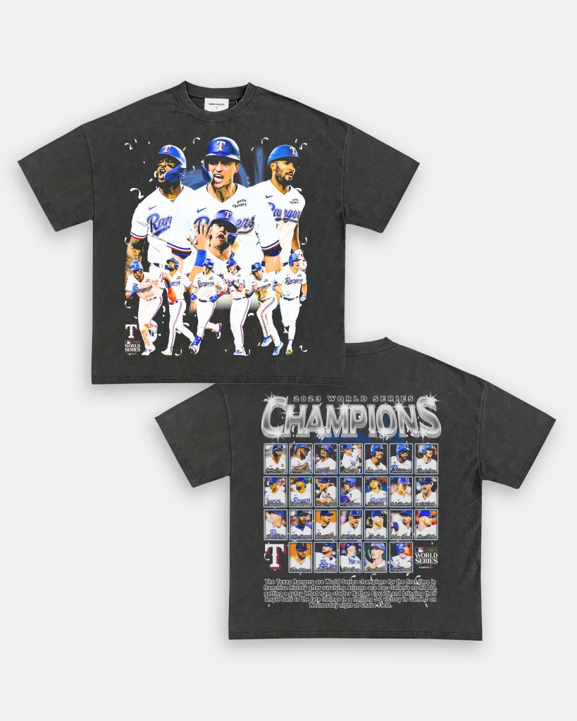 2023 WORLD SERIES CHAMPS TEE - [DS] - VIBRAS® VIBRAS - GRAPHIC TEES - GAME CHANGERS