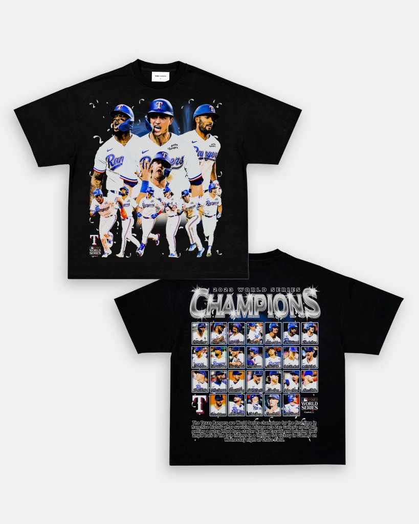 2023 WORLD SERIES CHAMPS TEE - [DS] - VIBRAS® VIBRAS - GRAPHIC TEES - GAME CHANGERS