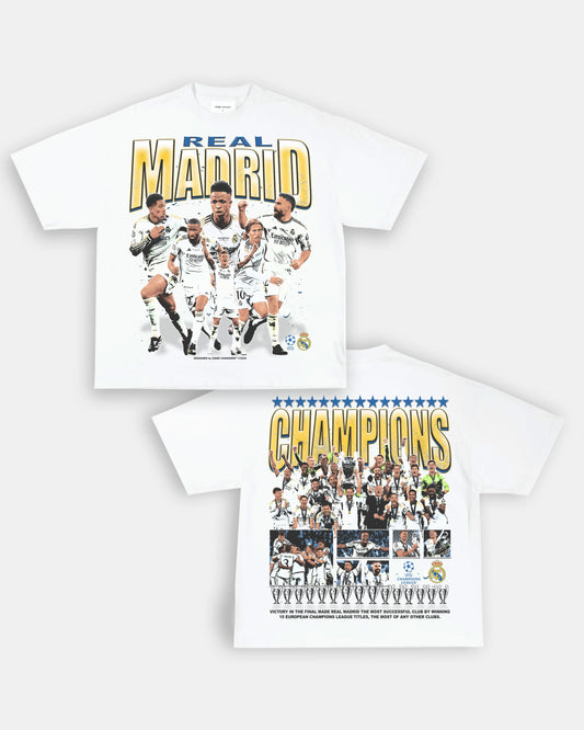 2024 UCL CHAMPS - REAL MADRID TEE - [DS]
