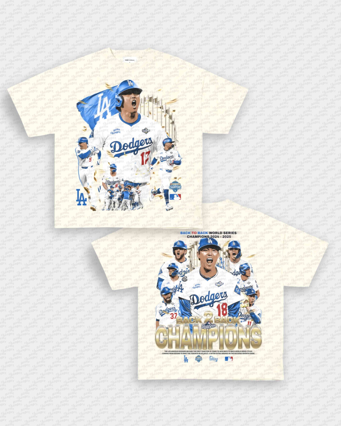BACK 2 BACK DODGERS TEE - [DS]