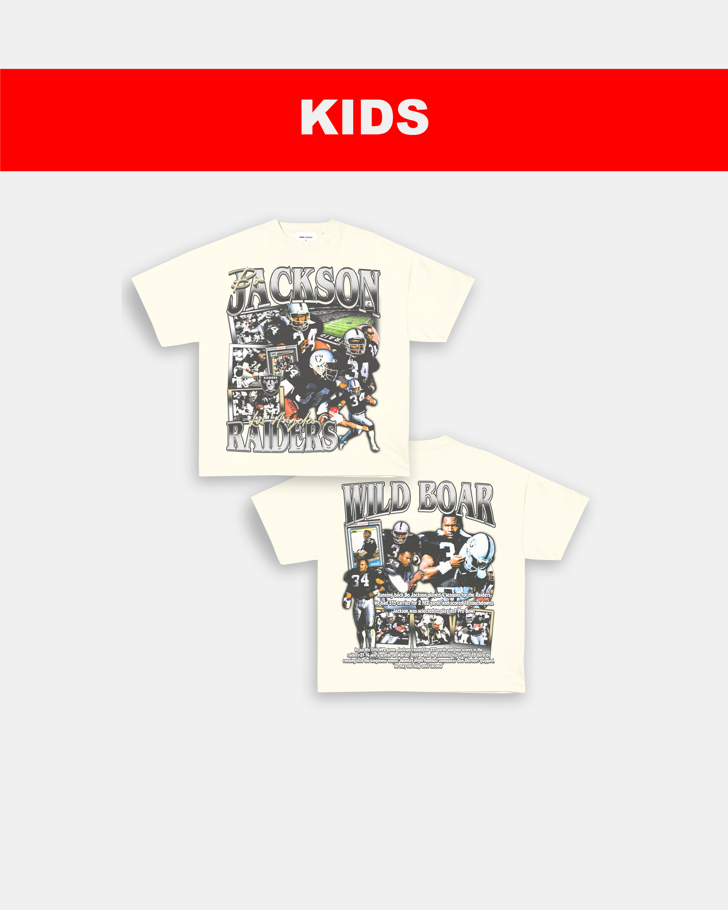 BO JACKSON - KIDS TEE [DS]