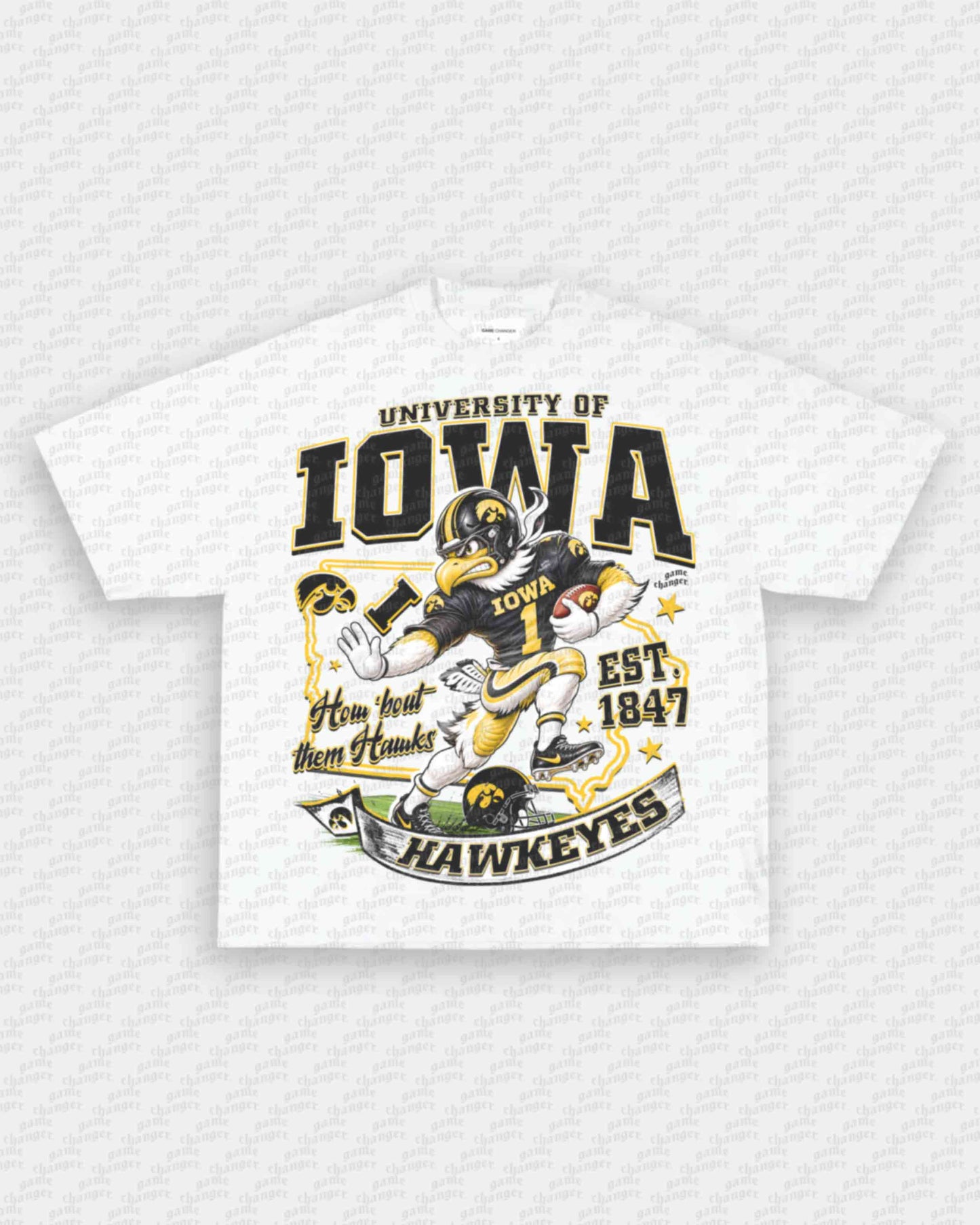 IOWA FOOTBALL TEE