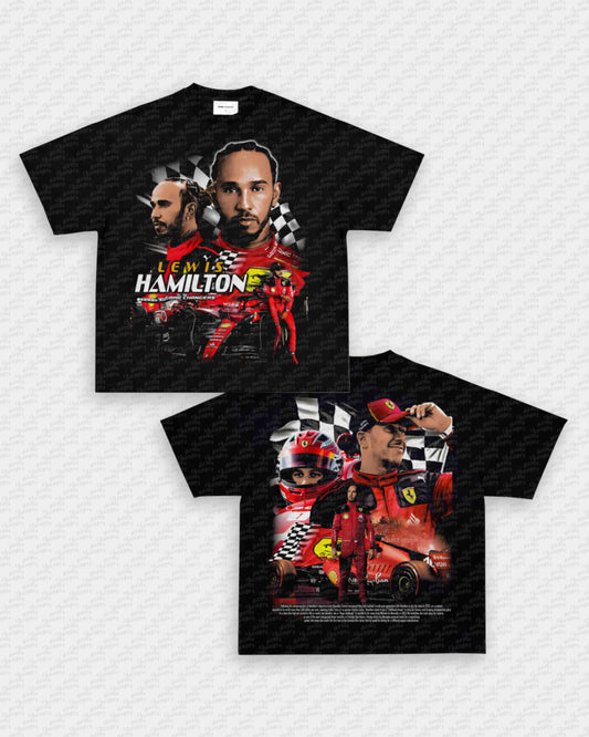 LEWIS HAMILTON - FERRARI TEE - [DS]