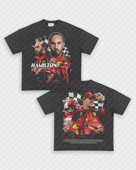 LEWIS HAMILTON - FERRARI TEE - [DS]