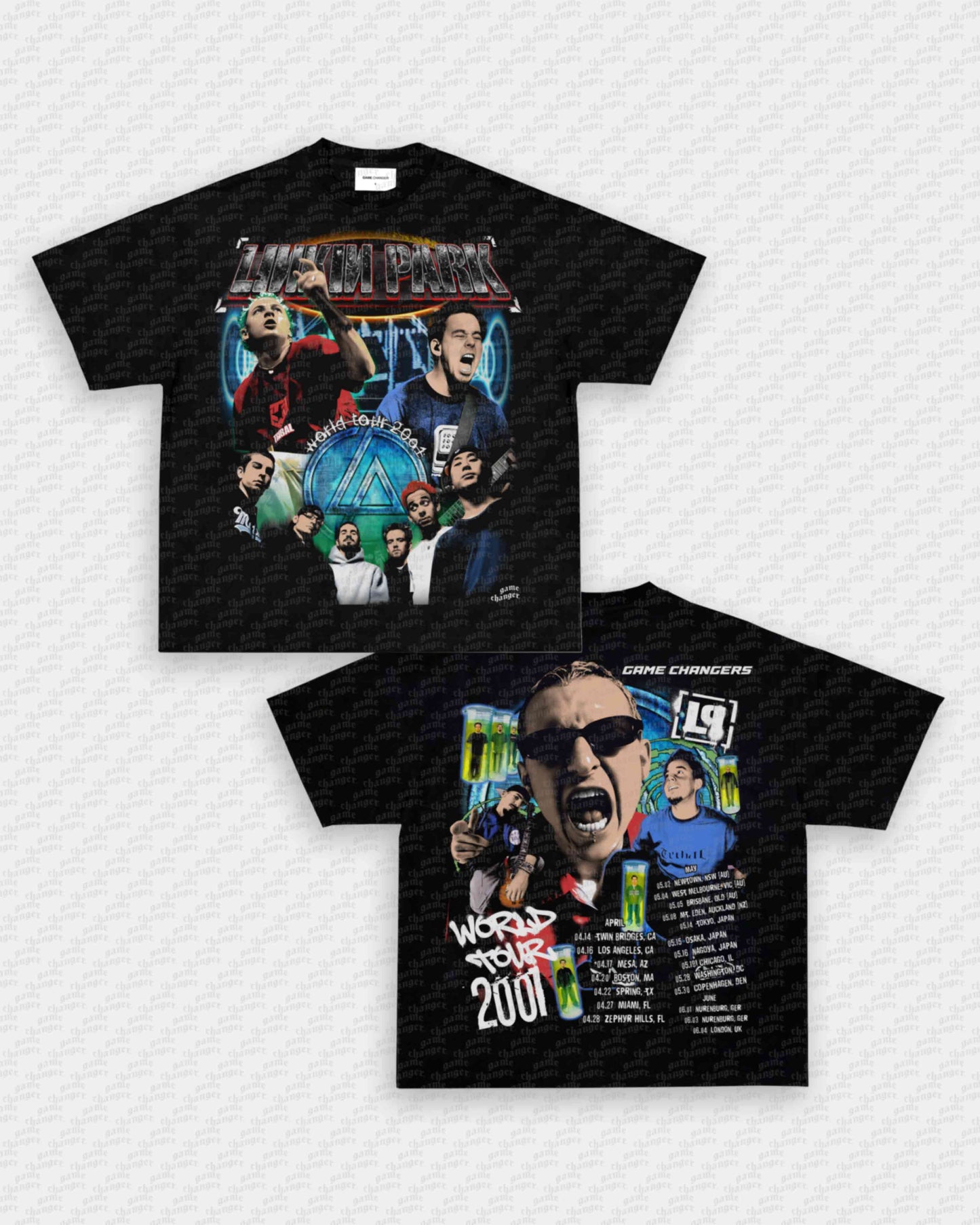 LINKIN PARK 2001 WORLD TOUR TEE - [DS]