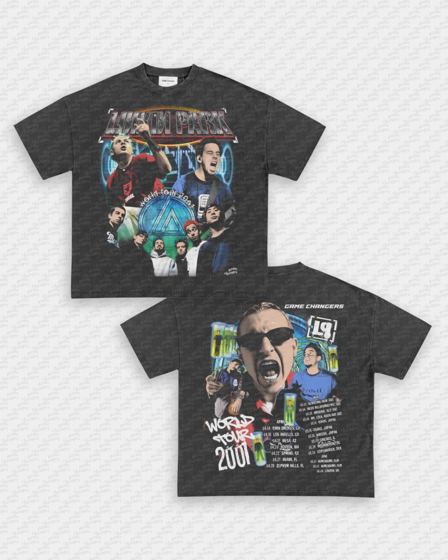 LINKIN PARK 2001 WORLD TOUR TEE - [DS]