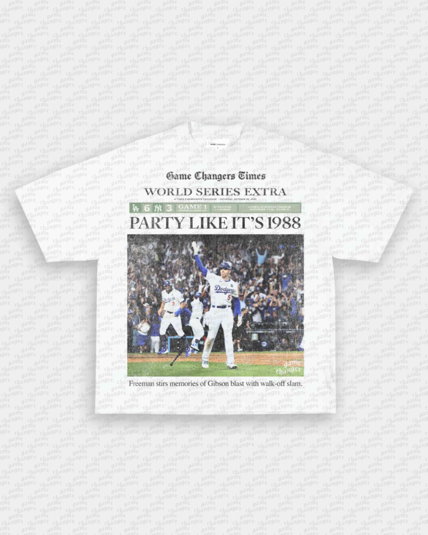 NEWSPAPER FREDDIE TEE