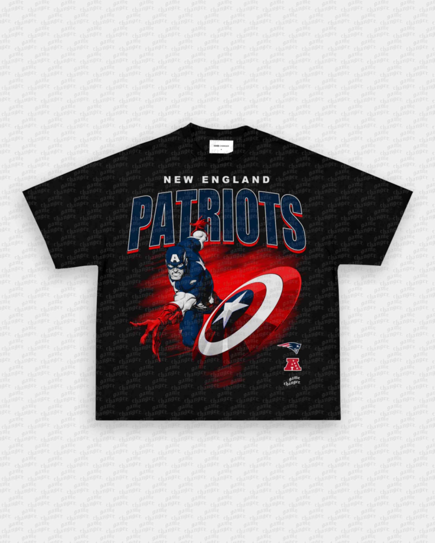 PATRIOTS X CAPTAIN AMERICA TEE