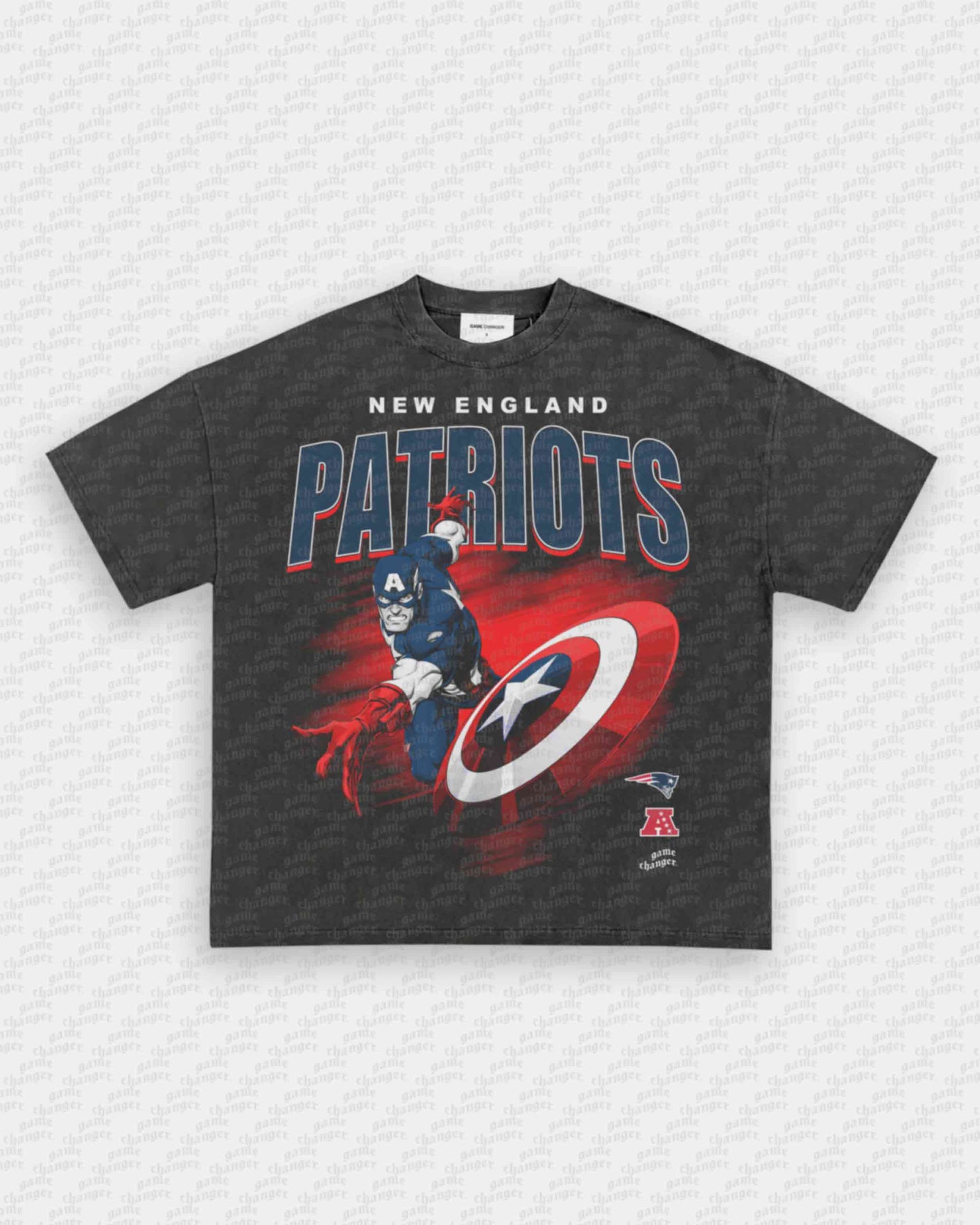 PATRIOTS X CAPTAIN AMERICA TEE