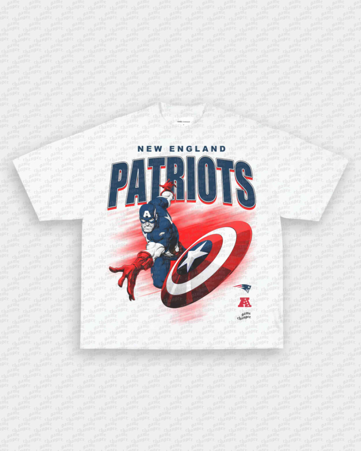 PATRIOTS X CAPTAIN AMERICA TEE