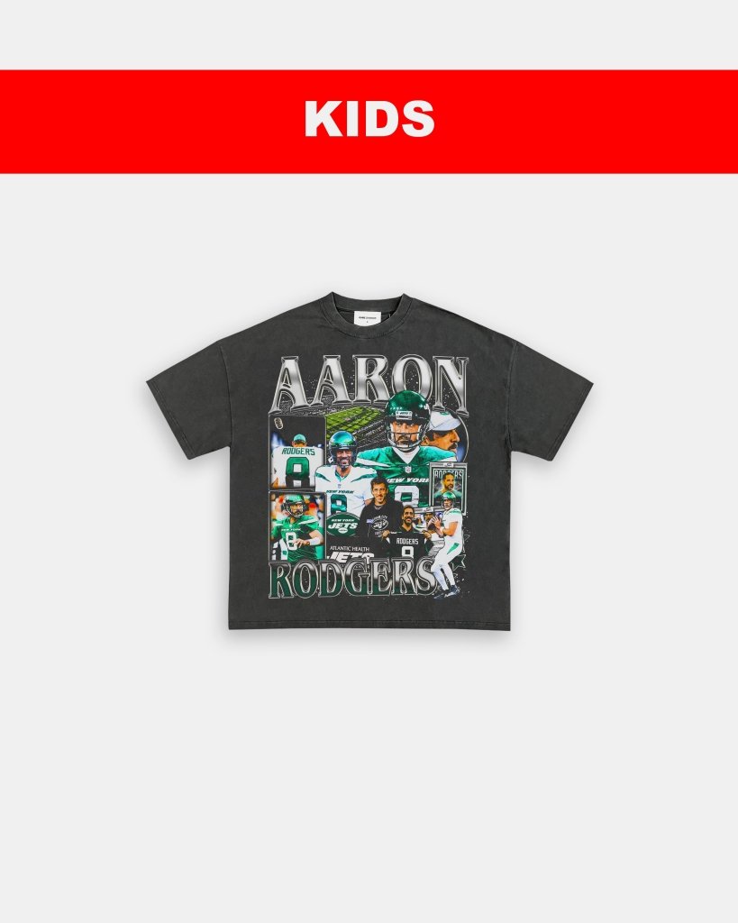 AARON RODGERS - JETS - KIDS TEE - VIBRAS® VIBRAS - GRAPHIC TEES - GAME CHANGERS