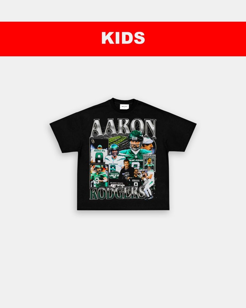 AARON RODGERS - JETS - KIDS TEE - VIBRAS® VIBRAS - GRAPHIC TEES - GAME CHANGERS