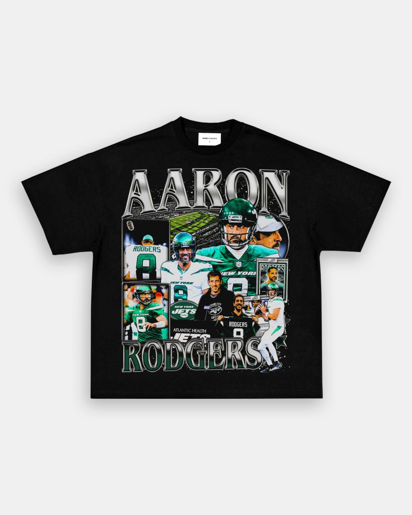 AARON RODGERS - JETS TEE - VIBRAS® VIBRAS - GRAPHIC TEES - GAME CHANGERS