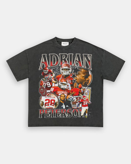 ADRIAN PETERSON - OKLAHOMA TEE - VIBRAS® VIBRAS - GRAPHIC TEES - GAME CHANGERS