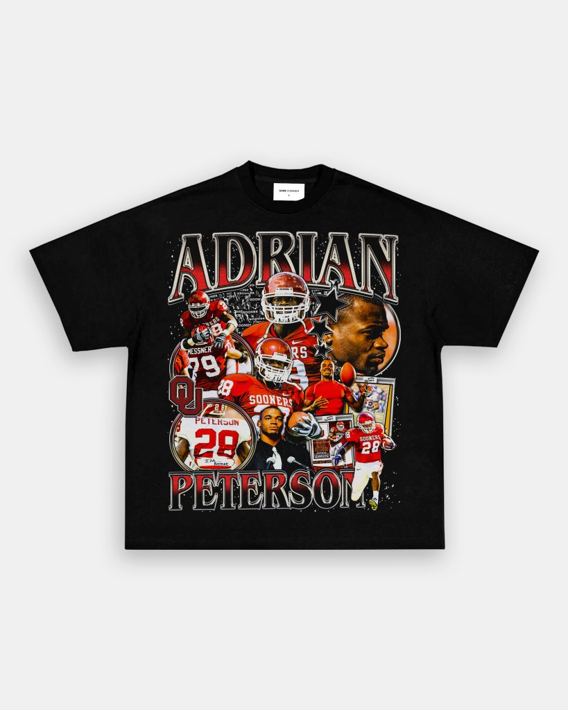 ADRIAN PETERSON - OKLAHOMA TEE - VIBRAS® VIBRAS - GRAPHIC TEES - GAME CHANGERS