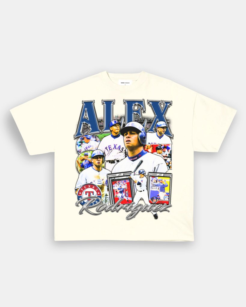 ALEX RODRIGUEZ - RANGERS TEE - VIBRAS® VIBRAS - GRAPHIC TEES - GAME CHANGERS