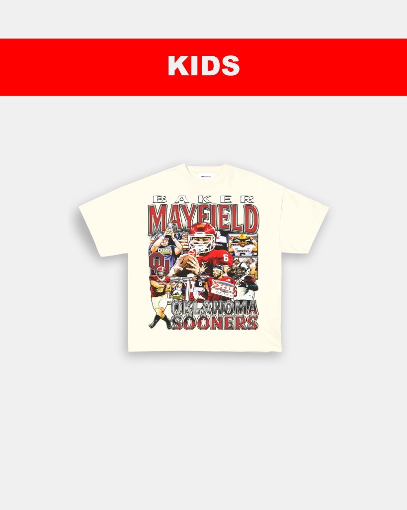 BAKER MAYFIELD - OKLAHOMA - KIDS TEE - VIBRAS® VIBRAS - GRAPHIC TEES - GAME CHANGERS