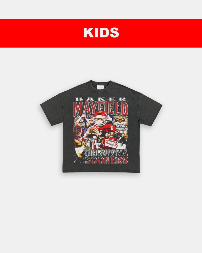 BAKER MAYFIELD - OKLAHOMA - KIDS TEE - VIBRAS® VIBRAS - GRAPHIC TEES - GAME CHANGERS