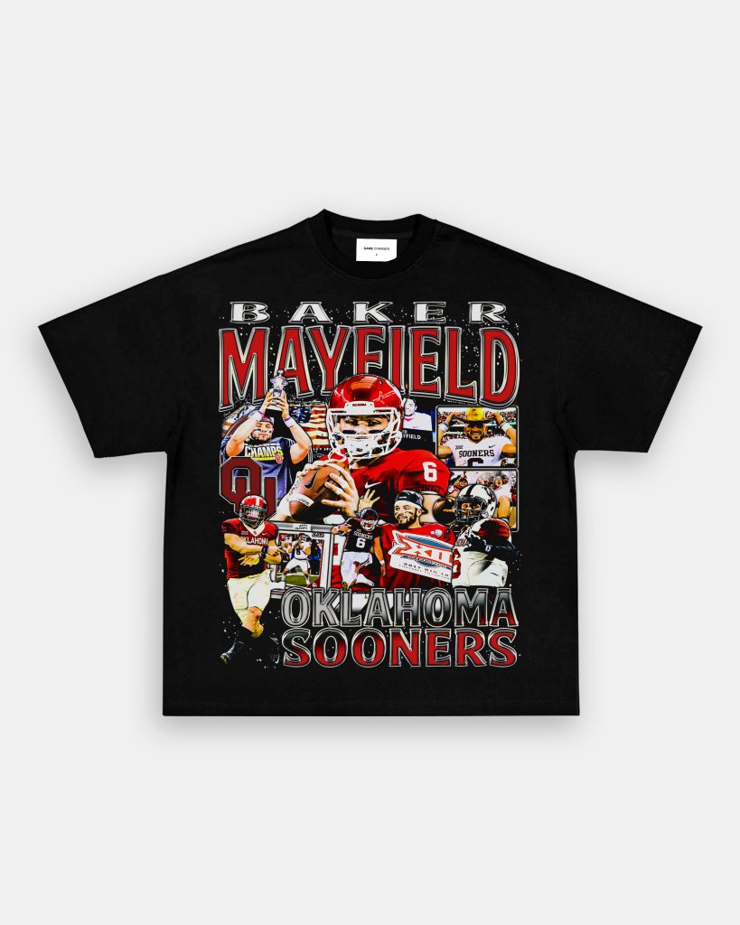 BAKER MAYFIELD - OKLAHOMA TEE - VIBRAS® VIBRAS - GRAPHIC TEES - GAME CHANGERS