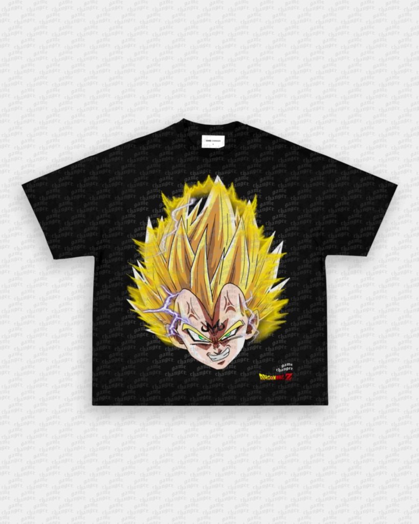 BIG FACE MAJIN VEGETA TEE - VIBRAS® VIBRAS - GRAPHIC TEES - GAME CHANGERS