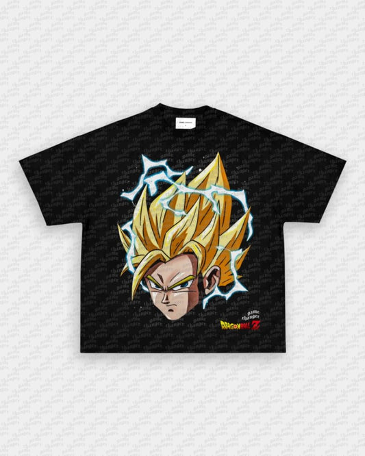 BIG FACE SSJ GOKU TEE - VIBRAS® VIBRAS - GRAPHIC TEES - GAME CHANGERS