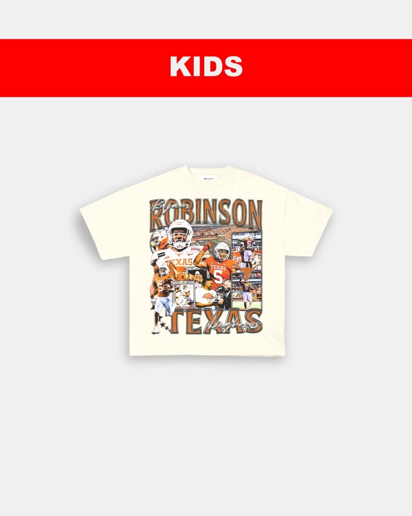 BIJAN ROBINSON - TEXAS - KIDS TEE - VIBRAS® VIBRAS - GRAPHIC TEES - GAME CHANGERS