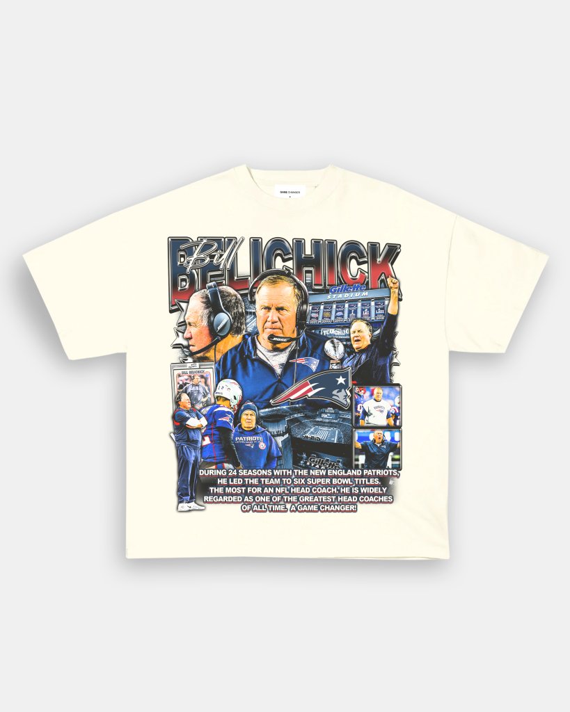 BILL BELICHICK TEE - VIBRAS® VIBRAS - GRAPHIC TEES - GAME CHANGERS