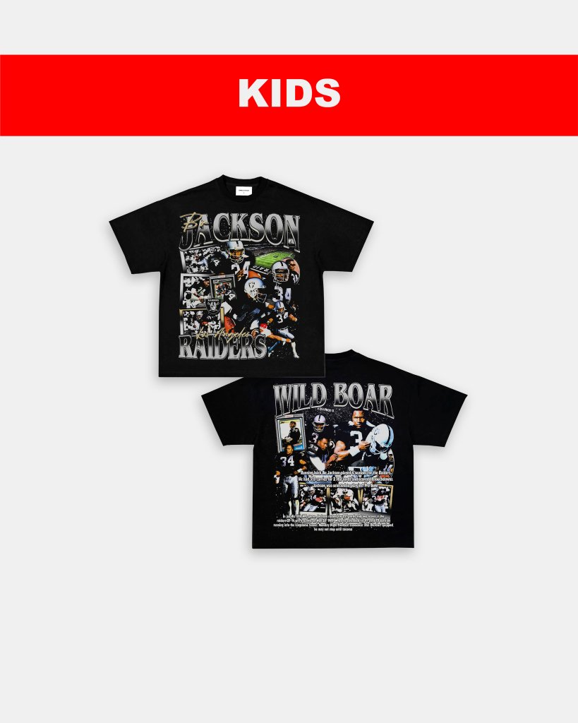 BO JACKSON - KIDS TEE [DS] - VIBRAS® VIBRAS - GRAPHIC TEES - GAME CHANGERS