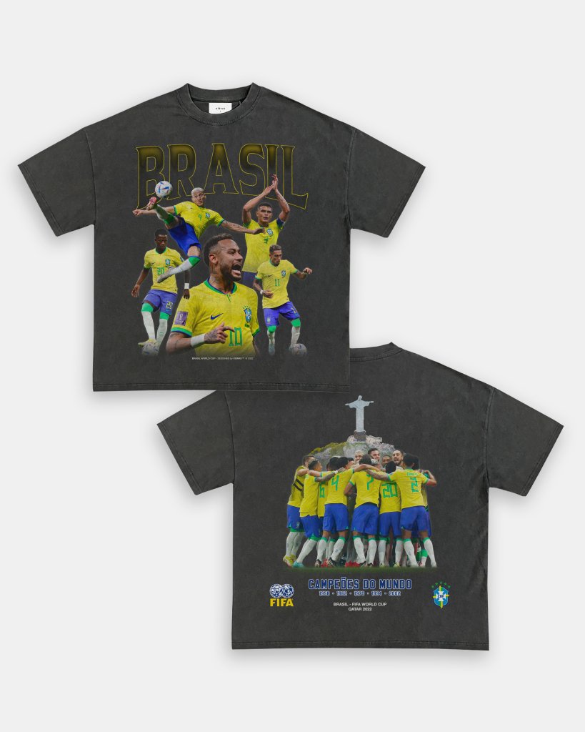 BRASIL WORLD CUP TEE (V2) - [DS] - VIBRAS® VIBRAS - GRAPHIC TEES - GAME CHANGERS