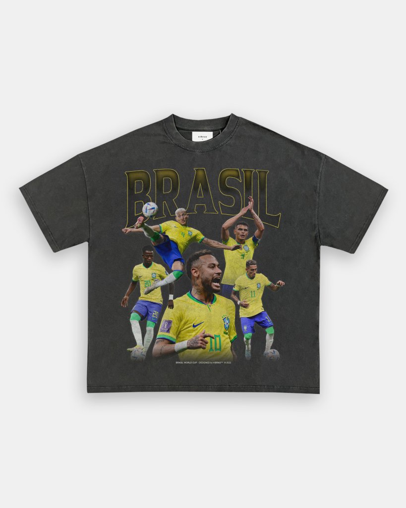 BRASIL WORLD CUP TEE (V2) - [FRONT PRINT ONLY] - VIBRAS® VIBRAS - GRAPHIC TEES - GAME CHANGERS