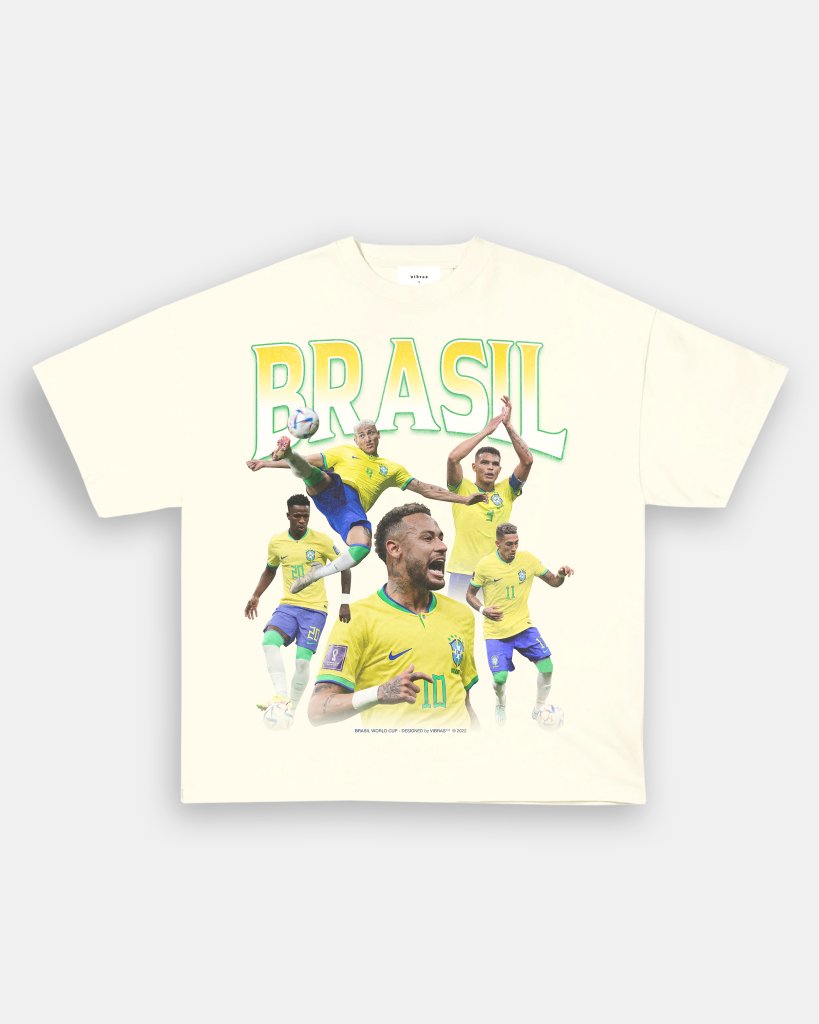 BRASIL WORLD CUP TEE (V2) - [FRONT PRINT ONLY] - VIBRAS® VIBRAS - GRAPHIC TEES - GAME CHANGERS