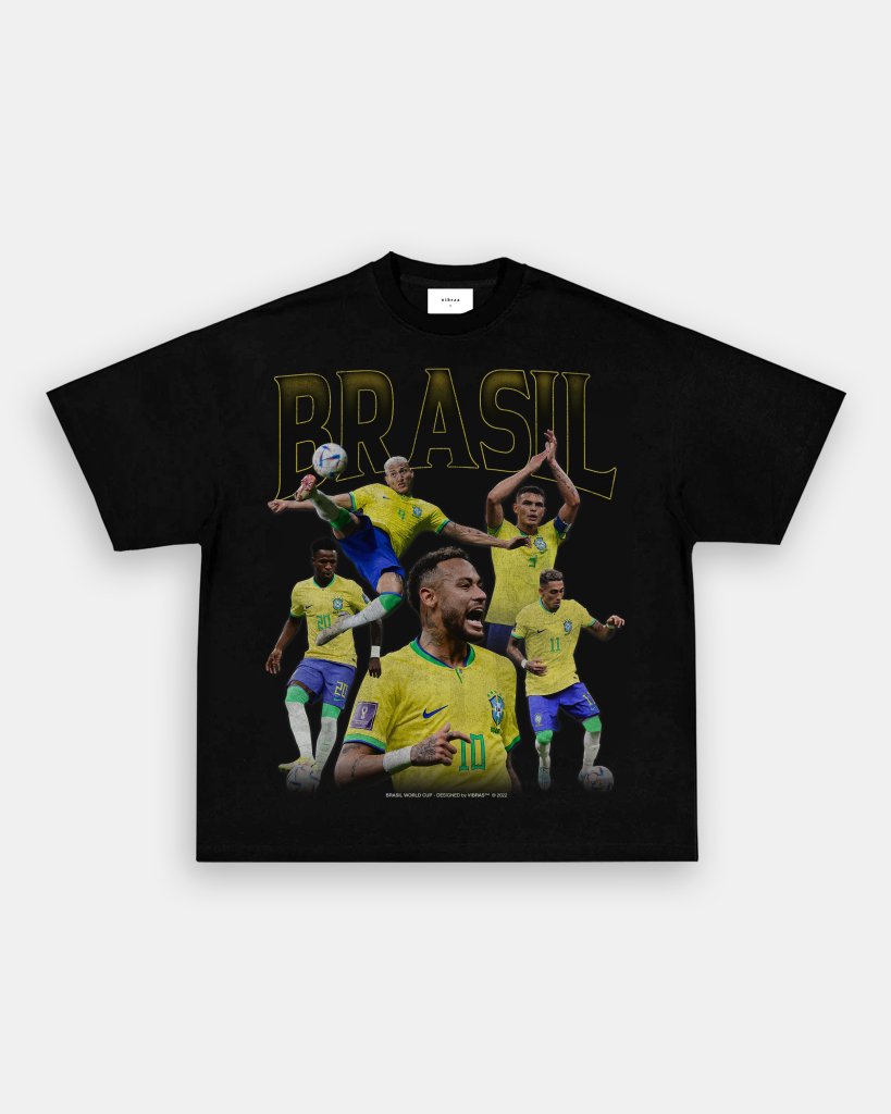 BRASIL WORLD CUP TEE (V2) - [FRONT PRINT ONLY] - VIBRAS® VIBRAS - GRAPHIC TEES - GAME CHANGERS