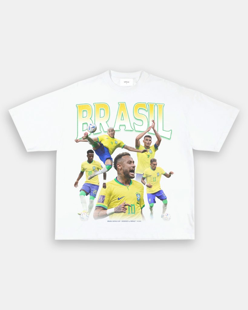 BRASIL WORLD CUP TEE (V2) - [FRONT PRINT ONLY] - VIBRAS® VIBRAS - GRAPHIC TEES - GAME CHANGERS