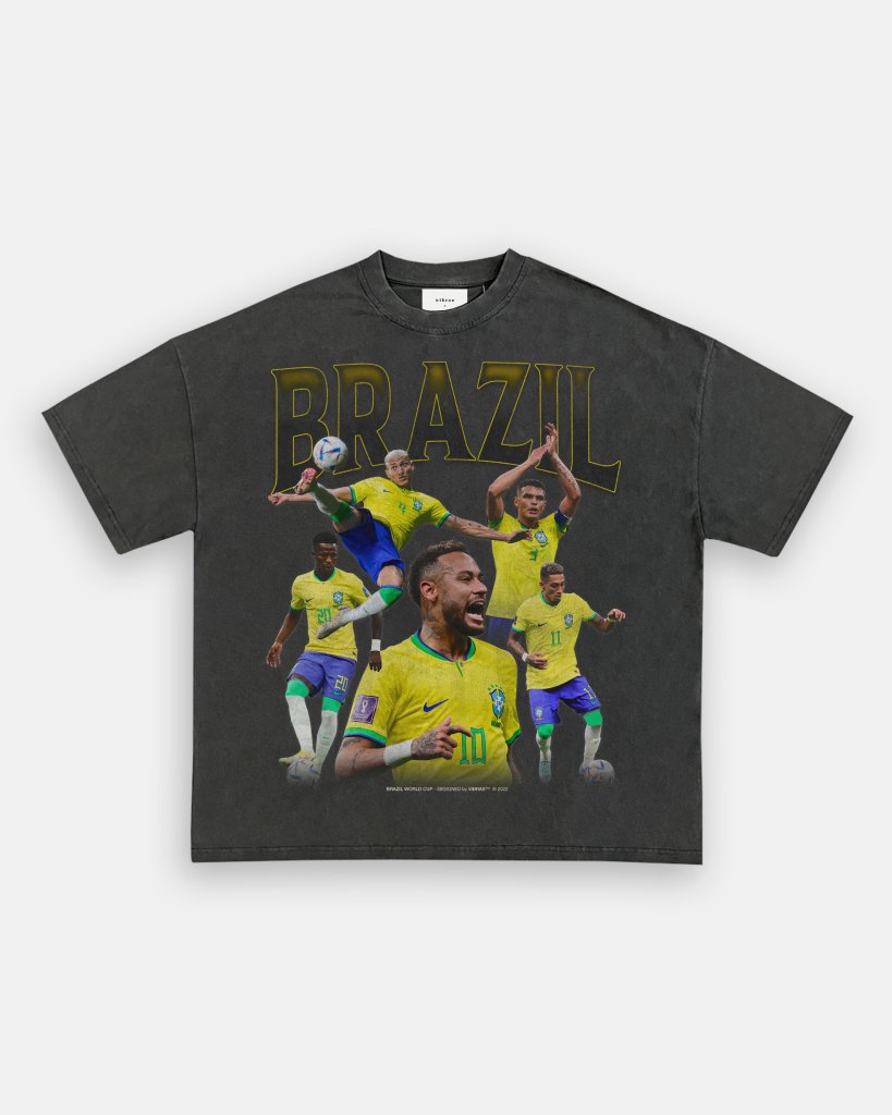 BRAZIL WORLD CUP TEE - [FRONT PRINT ONLY] - VIBRAS® VIBRAS - GRAPHIC TEES - GAME CHANGERS