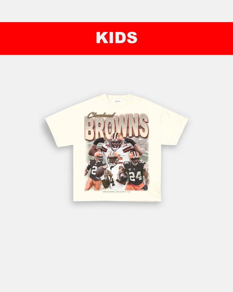 BROWNS - KIDS TEE - VIBRAS® VIBRAS - GRAPHIC TEES - GAME CHANGERS