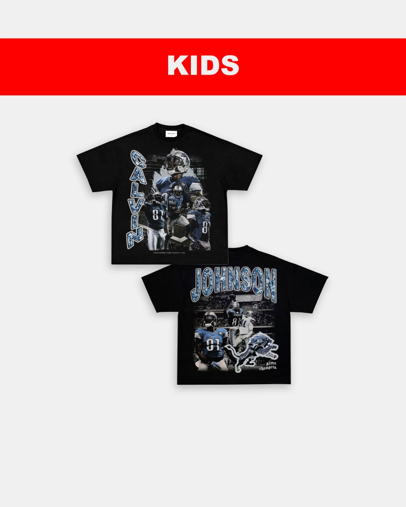 CALVIN JOHNSON - KIDS TEE [DS] - VIBRAS® VIBRAS - GRAPHIC TEES - GAME CHANGERS