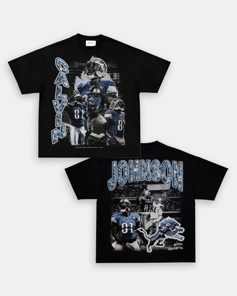 CALVIN JOHNSON TEE - [DS] - VIBRAS® VIBRAS - GRAPHIC TEES - GAME CHANGERS