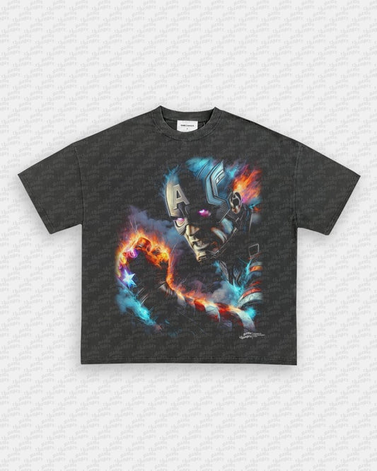 CAPTAIN AMERICA V3 TEE - VIBRAS® VIBRAS - GRAPHIC TEES - GAME CHANGERS