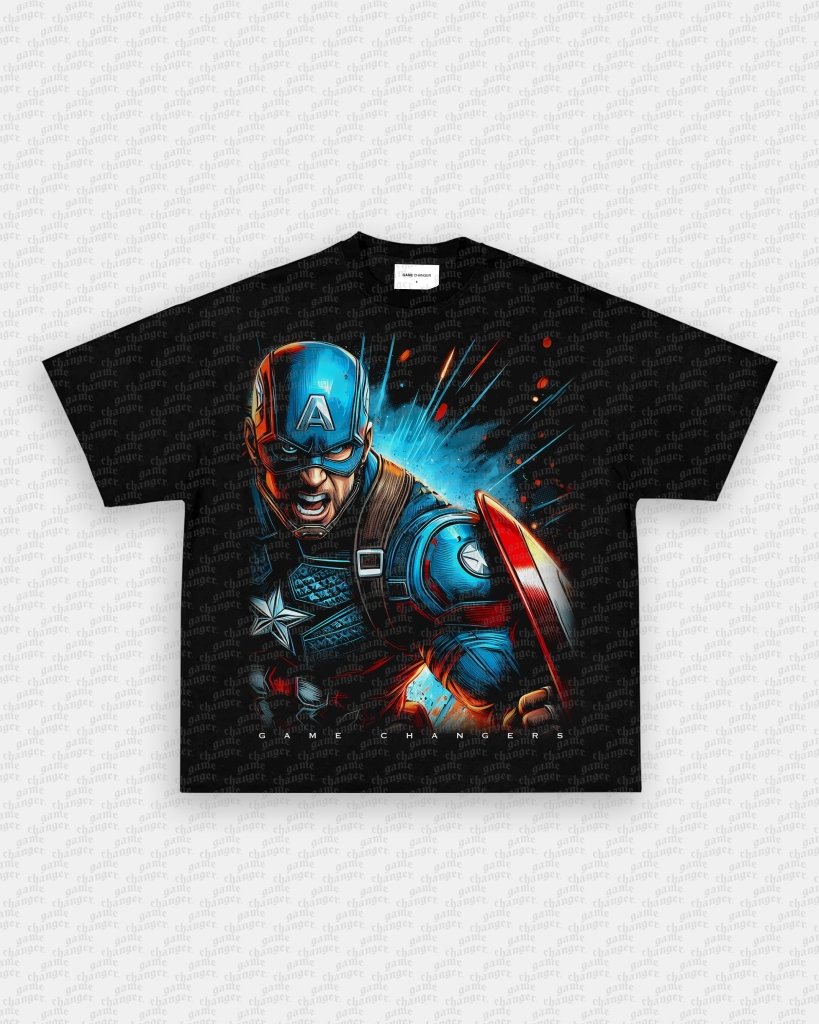 CAPTAIN AMERICA V5 TEE - VIBRAS® VIBRAS - GRAPHIC TEES - GAME CHANGERS