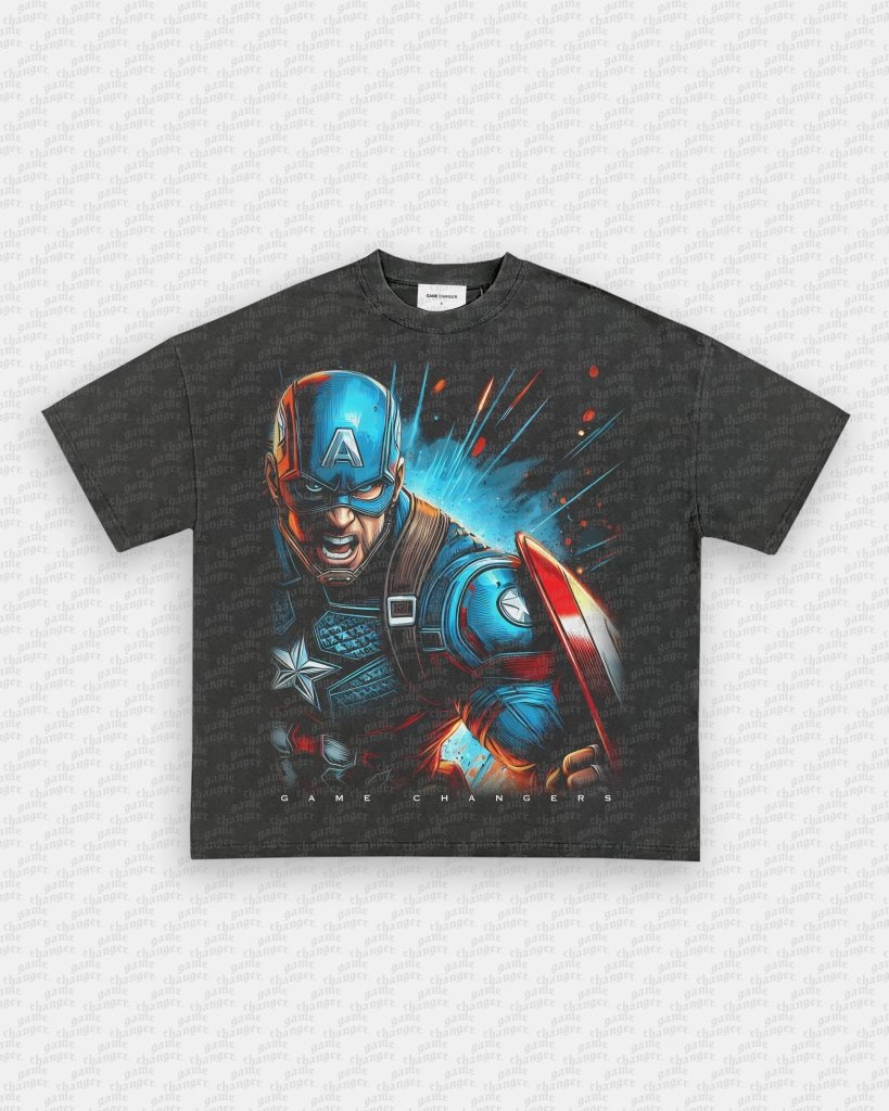 CAPTAIN AMERICA V5 TEE - VIBRAS® VIBRAS - GRAPHIC TEES - GAME CHANGERS