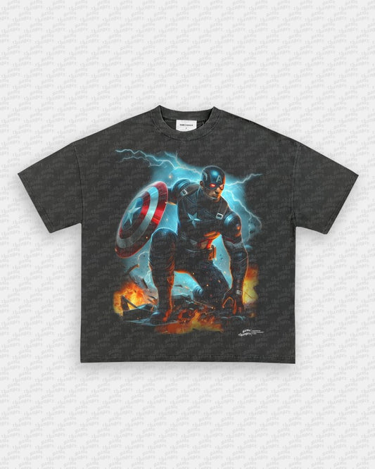 CAPTAIN AMERICA V6 TEE - VIBRAS® VIBRAS - GRAPHIC TEES - GAME CHANGERS