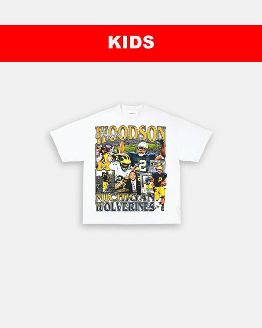 CHARLES WOODSON - MICHIGAN - KIDS TEE - VIBRAS® VIBRAS - GRAPHIC TEES - GAME CHANGERS