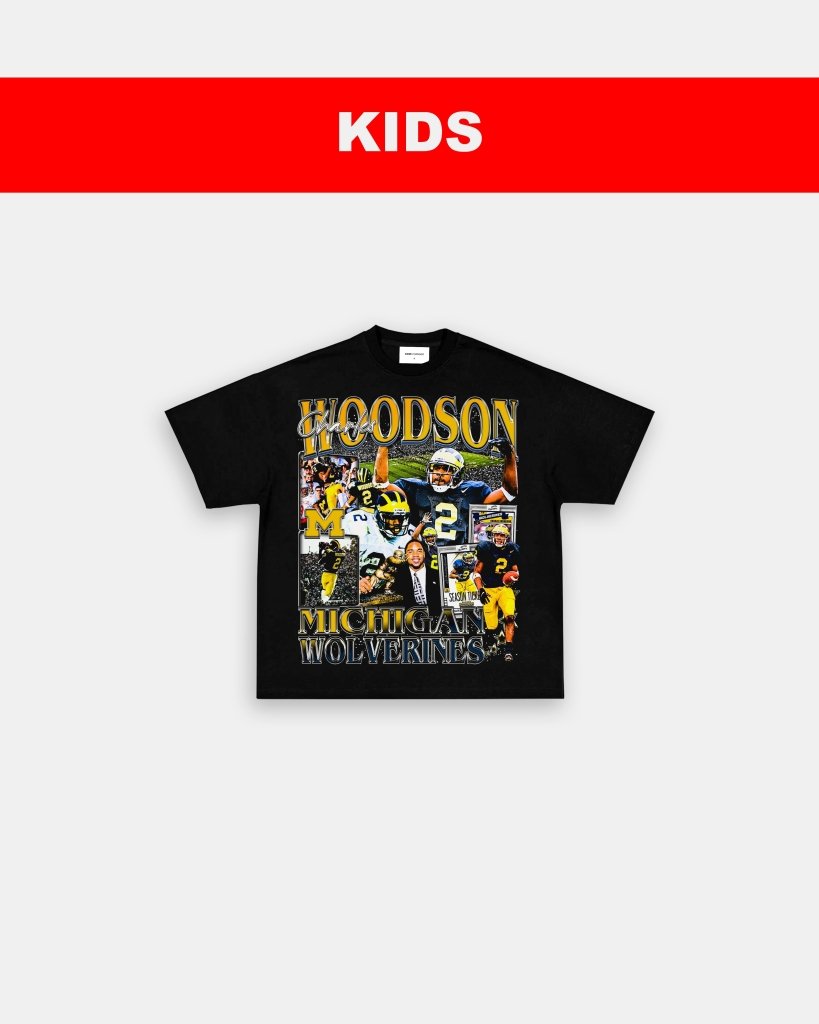 CHARLES WOODSON - MICHIGAN - KIDS TEE - VIBRAS® VIBRAS - GRAPHIC TEES - GAME CHANGERS