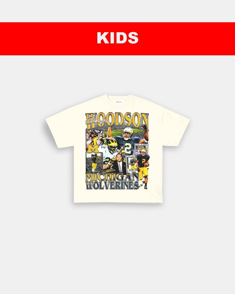 CHARLES WOODSON - MICHIGAN - KIDS TEE - VIBRAS® VIBRAS - GRAPHIC TEES - GAME CHANGERS