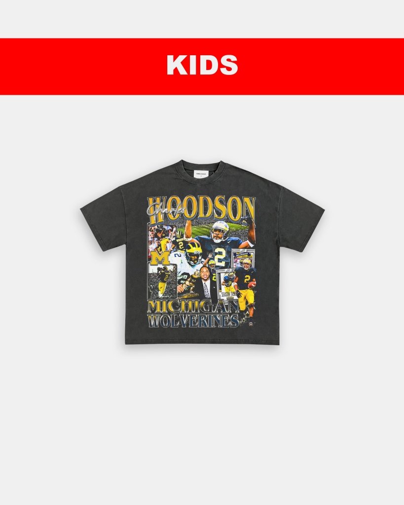 CHARLES WOODSON - MICHIGAN - KIDS TEE - VIBRAS® VIBRAS - GRAPHIC TEES - GAME CHANGERS