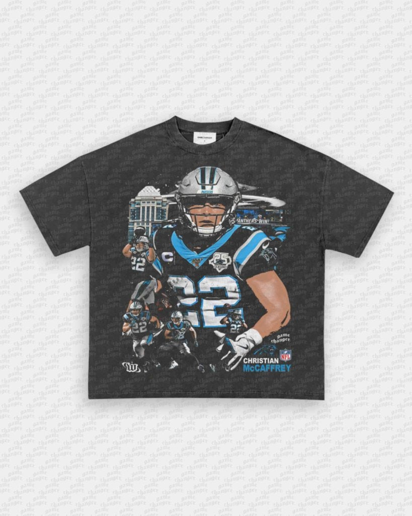 CHRISTIAN MCCAFFREY - PANTHERS TEE - VIBRAS® VIBRAS - GRAPHIC TEES - GAME CHANGERS