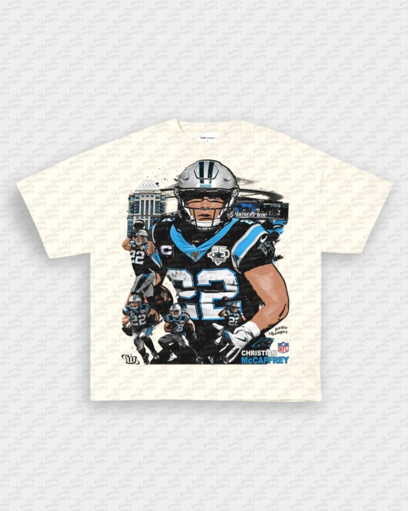 CHRISTIAN MCCAFFREY - PANTHERS TEE - VIBRAS® VIBRAS - GRAPHIC TEES - GAME CHANGERS